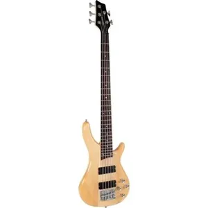 Contrabaixo Elétrico GB-205A Sonic-X com 5 Cordas de Aço e Captadores Ativos Natural Brilhante Giannini Contrabaixo Elétrico GB-205A Sonic-X 5 Cordas com Captadores Ativos Natural Brilhante Giannini