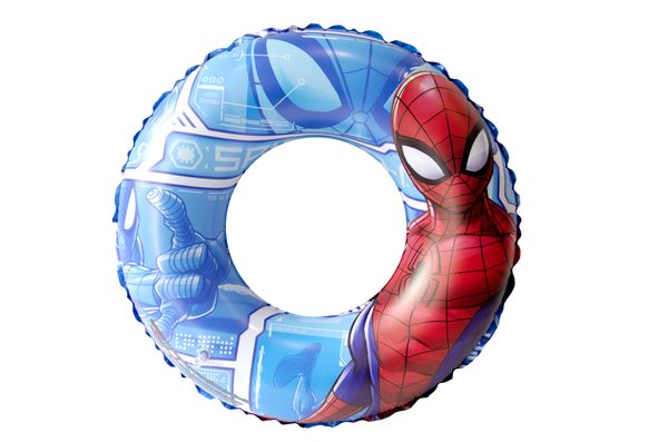 Acessórios De Praia e Piscina - Boia Circular Inflável - 56Cm - Disney - Marvel - Spider-Man - Etilux
