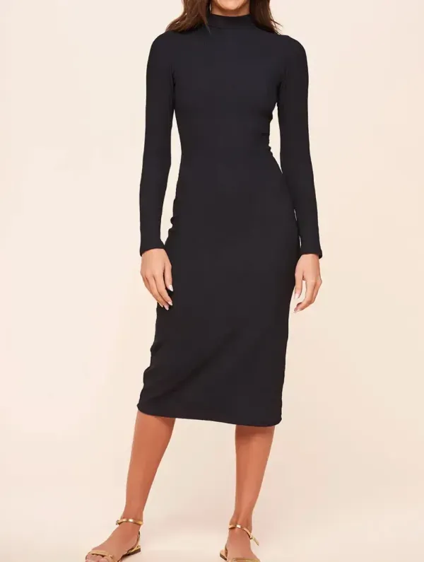 Vestido Midi Saint Tropez PRETO M