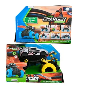 Carro Fricção Turbo Charge com Lança Discos Plástico Sortido LM3199 - honeyhome