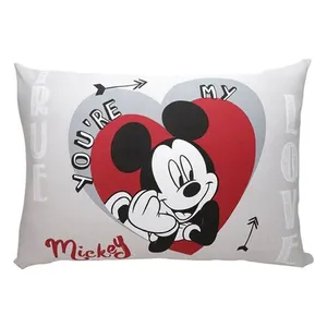 Fronha Avulsa Mickey Lovers Malha 100% Algodão 48cmx68cm 01 Peça Branco Portallar Fronha Avulsa Mickey Lovers Malha 100% Algodão 48cmx68cm Branco Portallar