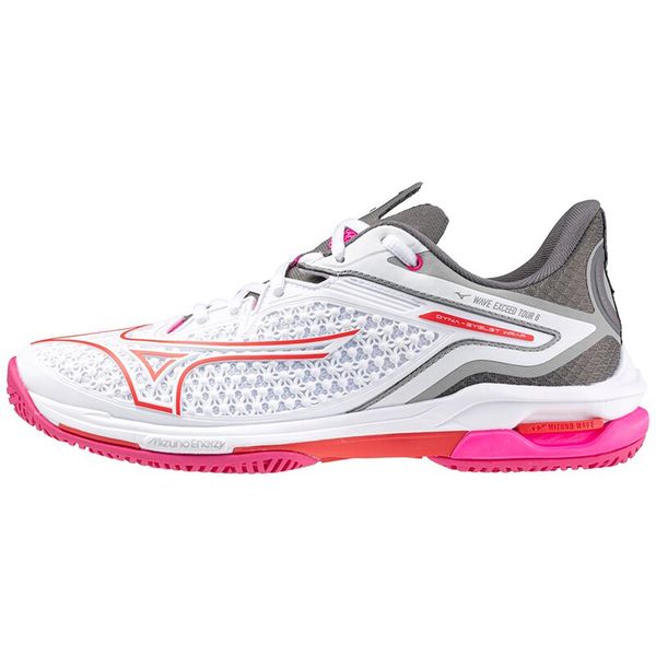 Tênis de Tennis Feminino Mizuno Wave Exceed Tour 6 All Court 38 Branco