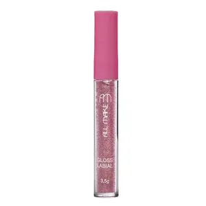 Gloss Labial Cor 03 Rosa Glitter GLAM03 - All Make
