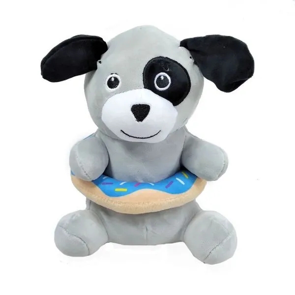 Cachorrinho Pelúcia Baby Com Bóia 23 C M