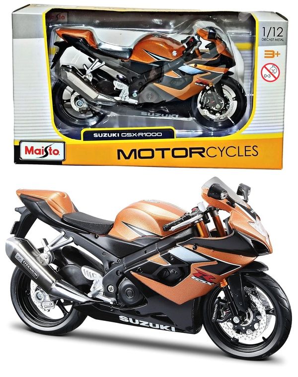 Moto em Miniatura - Motorcycles - 1/12 - Maisto Suzuki GSX-R1000