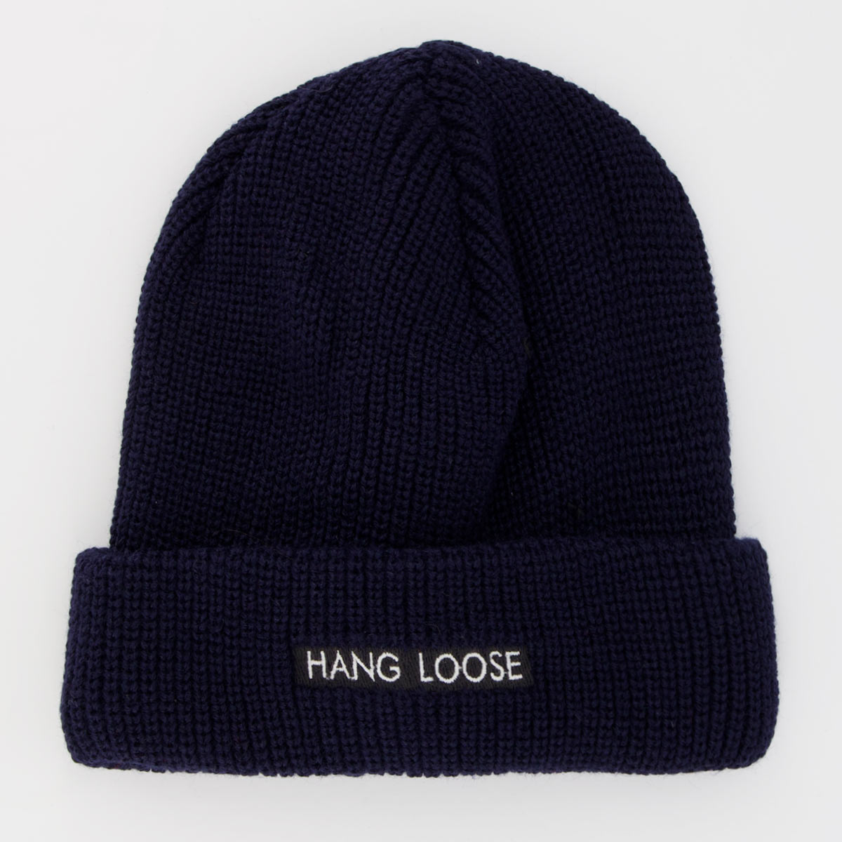 Gorro Hang Loose Logo Marinho