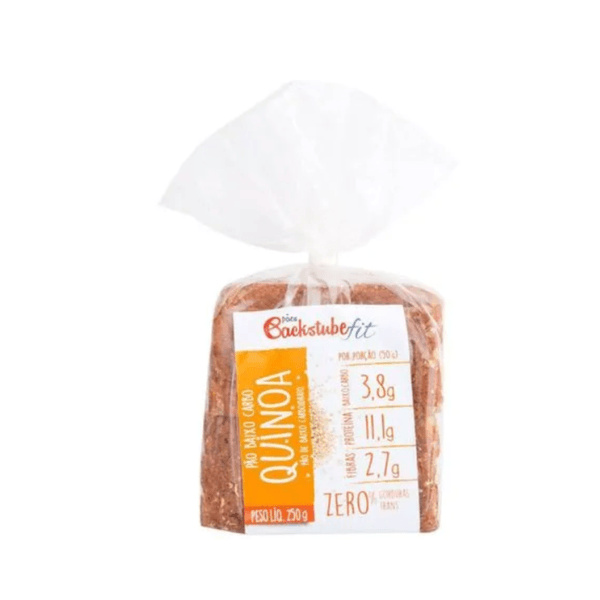 Pão de Quinoa Fit Proteína Low Carb Backstube – 250g