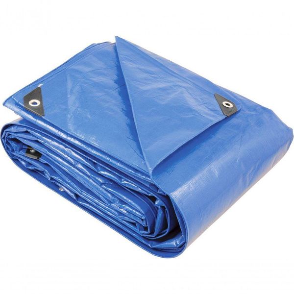 Lona Polietileno 10x6m Azul 200 Micras Reforçada Vonder Plus