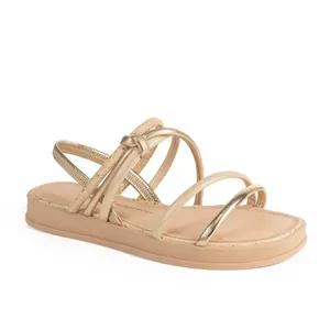 Sandália Dakota Flatform Metalizada 35