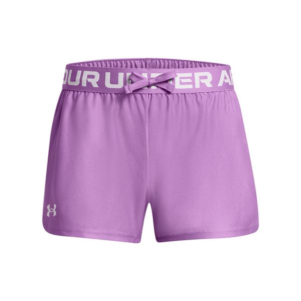 Shorts de Treino Infantil Under Armour Play Up Solid 14 Roxo