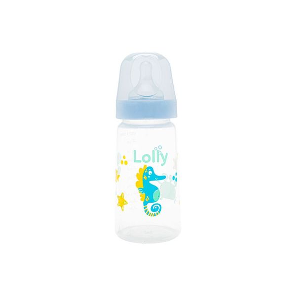 Mamadeira Lolly Big Oceano Bico de Silicone Menino 330ml 1 Unidade