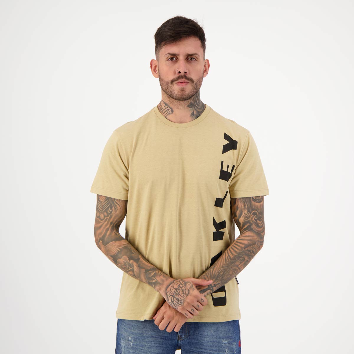 Camiseta Oakley Big Bark Bege