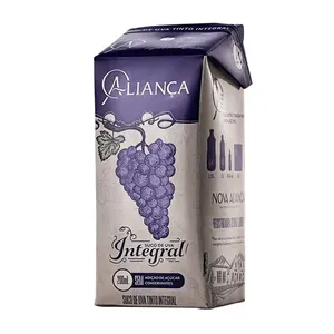 Suco Integral Aliança Uva Tinto Caixinha 200ml