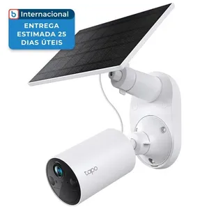 Kit Câmera Solar Tapo 1080P Sem Fio Branco C402 A-MBI