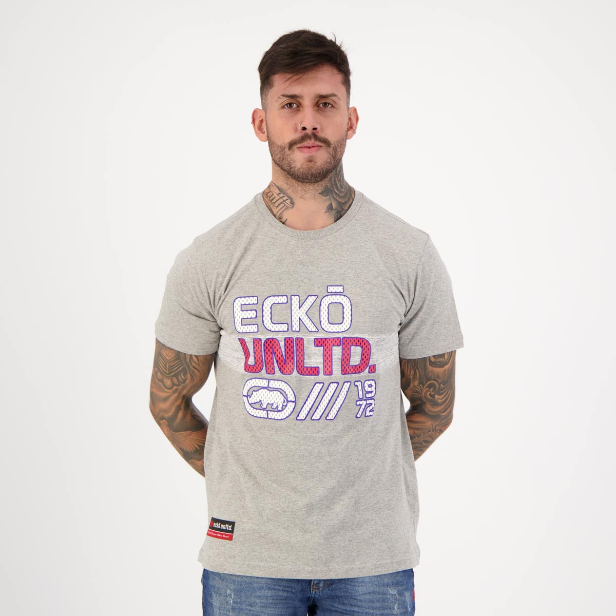 Camiseta Ecko Basic Cinza