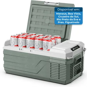 Cooler Portátil Elétrico 15L Alpicool ELT Cinza A-BI Refrigerador Alpicool ELT Cinza A-BI