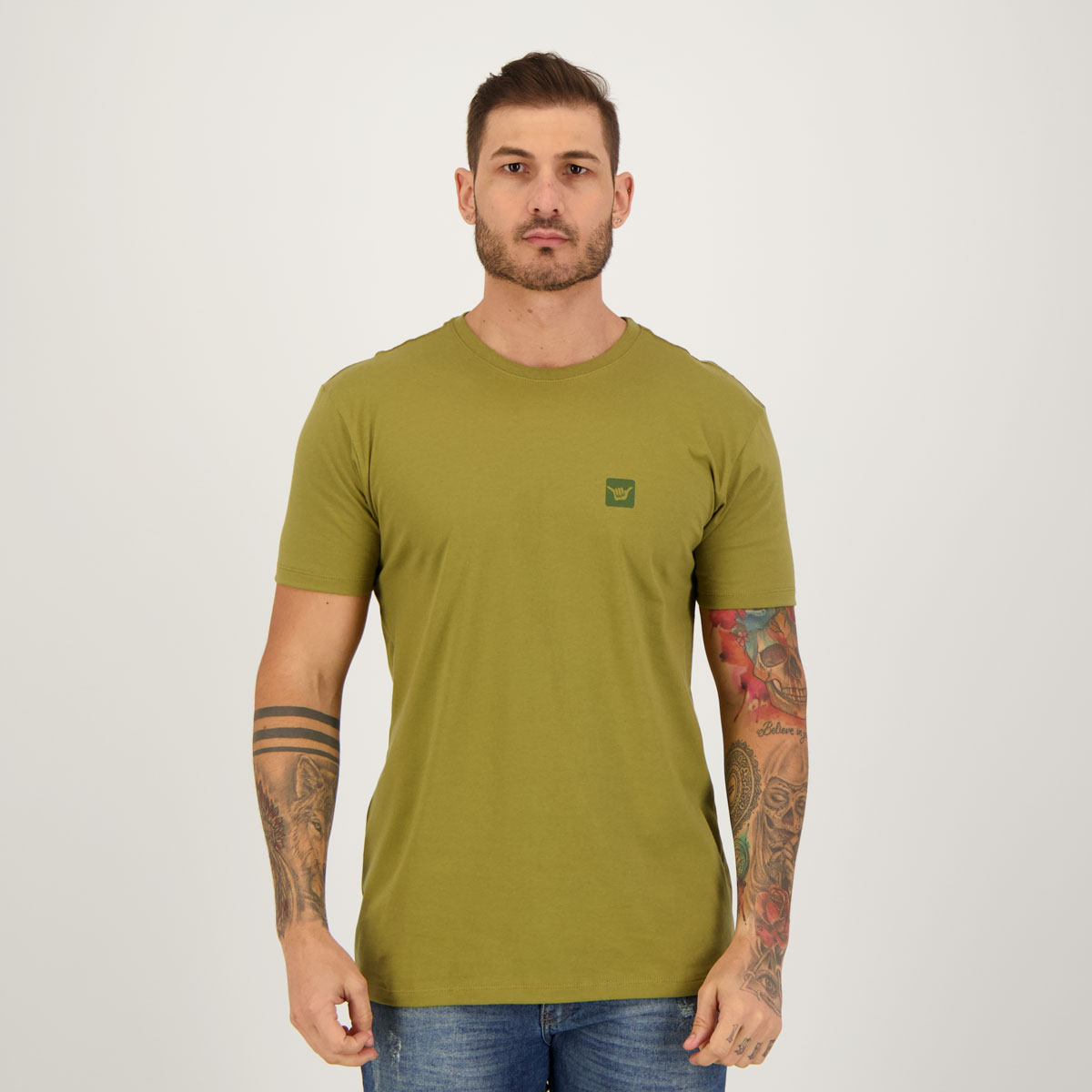 Camiseta Hang Loose Basic MiniLogo Verde