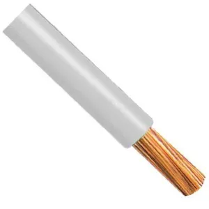 Cabo Flexível 10mm Branco - Rolo 100 Metros - Corfio