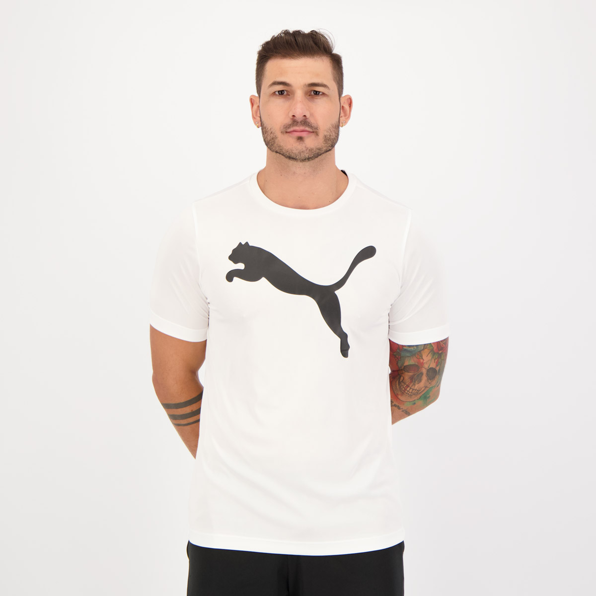 Camiseta Puma Active Big Logo 22 Branca