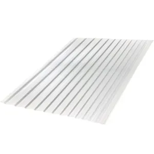 Telha Grega Cristal C460800L Policarbonato 2,44x0,99M Transparente Ajover Telha Grega C460800L Policarbonato 2,44x0,99M Transparente Ajover