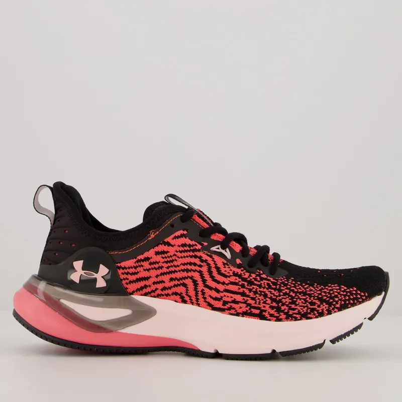 Tênis Under Armour Charged Stamina Feminino Preto e Rosa