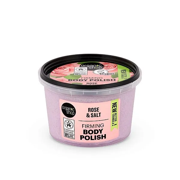 Esfoliante Corporal Organic Shop Rosas e Sal - 250ml