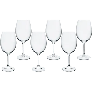 Conjunto 6 Taças Vinho Tinto Anna em Cristal 450ml - 58000