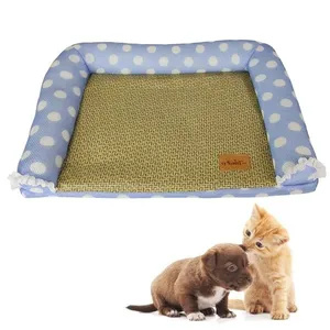 Cama Arranhador Gato Pet Felino Almofada Macia Esteira Resistente Lavavel Confortavel Aconchegante Animal De Estimaçao