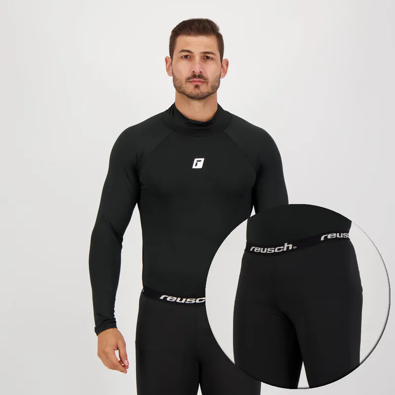 Conjunto Térmico Reusch II Camisa e Calça Preto