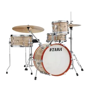 Bateria Shell Pack Club-JAM LJK48S-CMW 4 Tambores Compacta Cream Marble Wrap Tama Drums Bateria Shell Pack Club-JAM LJK48S-CMW Cream Marble Wrap Tama Drums