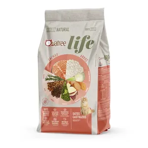 Ração Quatree Life Gatos Castrados Salmão e Arroz 1 kg