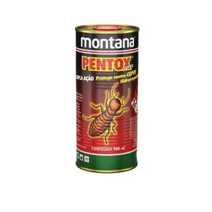 Imunizante para Madeira Pentox Cupim Marrom Contra Cupins e Brocas com Dupla Ação Baixo Odor Marrom Montana Universo Imunizante para Madeira Pentox Cupim Marrom 900ML Dupla Ação Baixo Odor Marrom Montana Universo