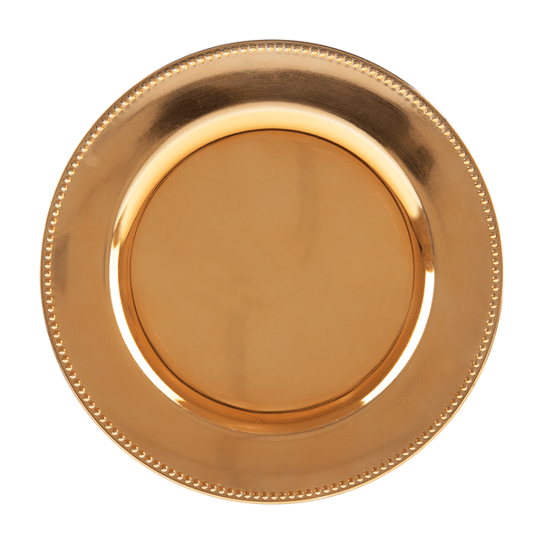 Sousplat Royal, Plástico, Dourado, 33cm - 61024