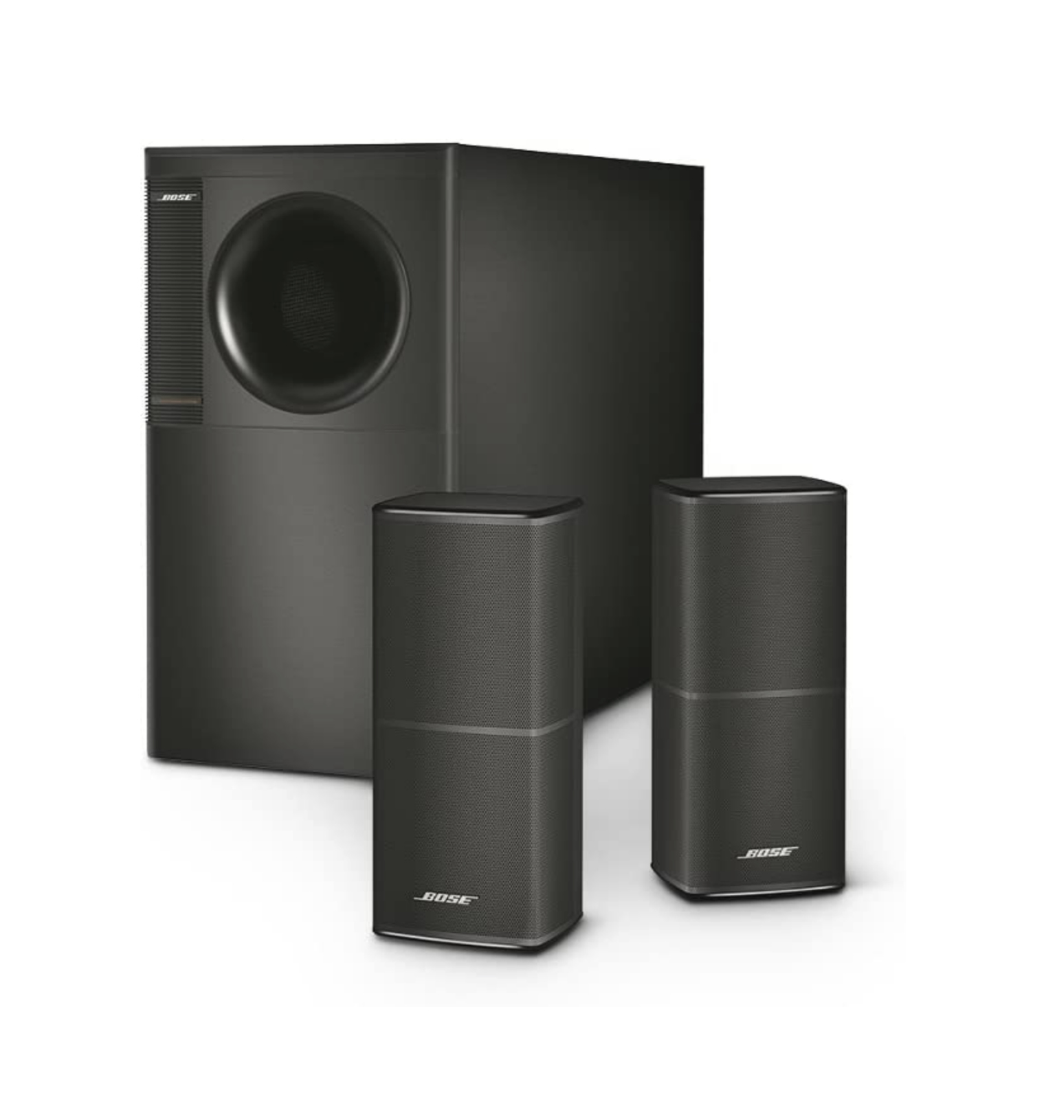 Caixa aberta devolução Bose Acoustimass 5 Série V Sistema Home Theater 110v Preto