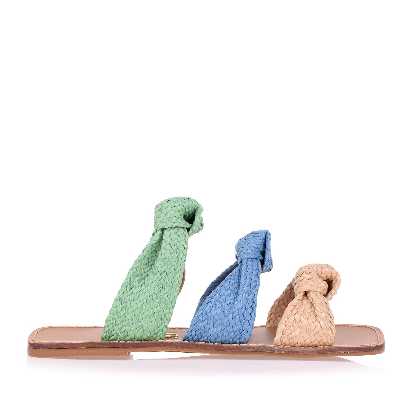 Flat Strapp Rafia Palha