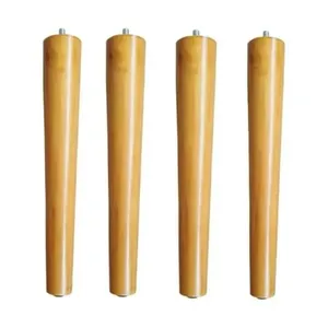 Kit 4 Pés Palito 32 Cm Eucalipto Poltronas Namoradeira Puffs