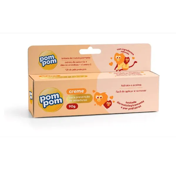Creme para Prevenção de Assaduras Pom Pom 90g