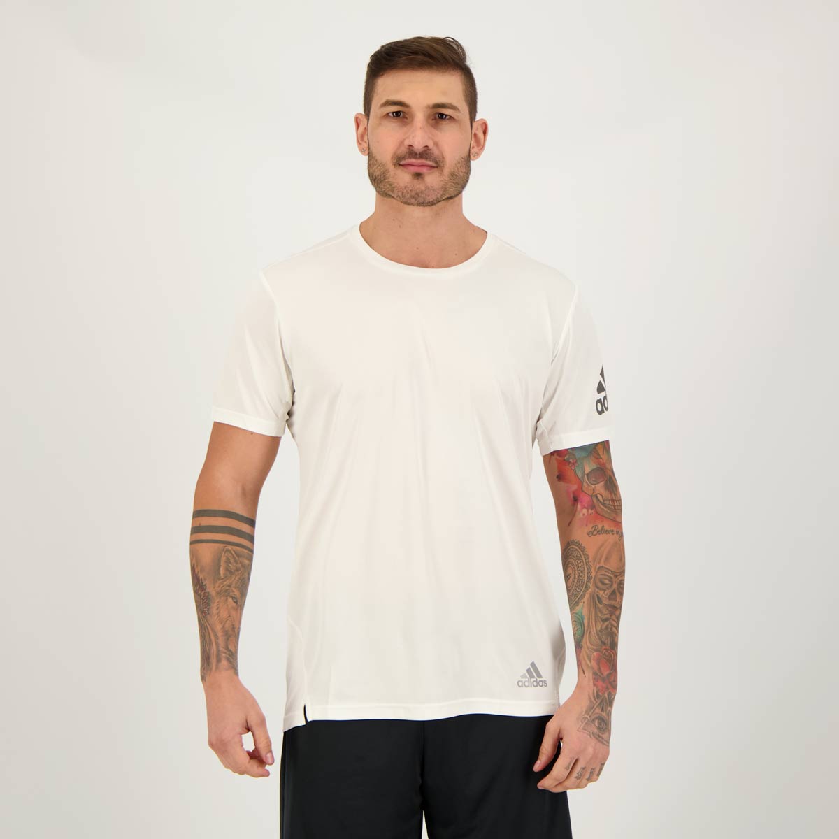 Camiseta Adidas Run It I Branca