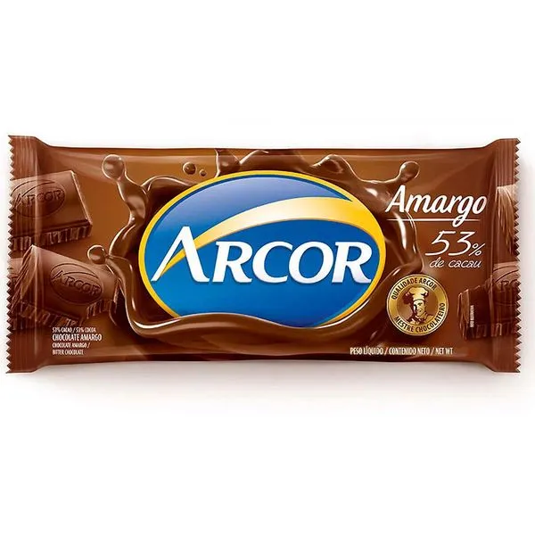 Chocolate Arcor Tablete Amargo 53% 80g
