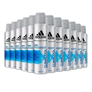 Kit Desodorante Aerosol Adidas Climacool Masculino com 150ml - 12 unidades