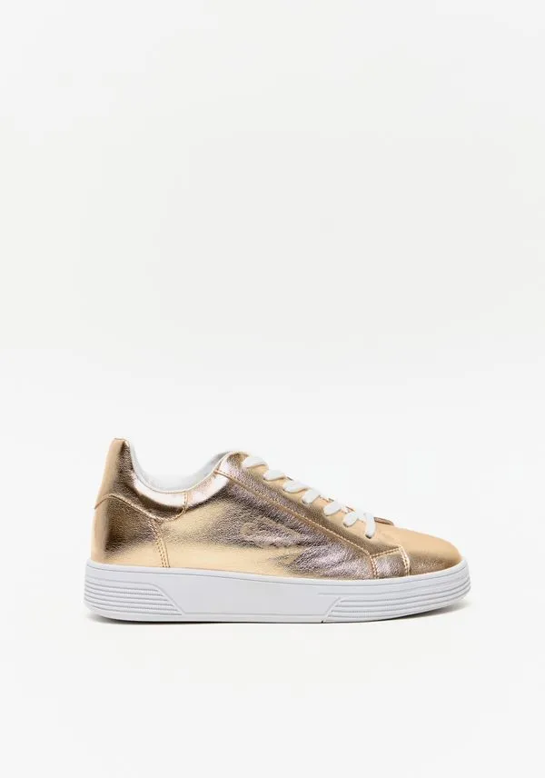 Tênis Com Logo Lateral Amarelo 35