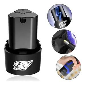 Bateria Recarregável 12V 1.3Ah Lítio para Parafusadeira e Furadeira Ferramentas Elétricas Universal Yeet Bateria Recarregável 12V 1.3Ah Lítio para Ferramentas Elétricas Universal Yeet