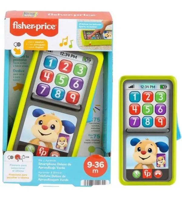 Fisher Price Telefone Deluxe Aprendizagem Mattel HNH10