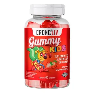 Suplemento Alimentar Cronoliv Gummy Kids Sabor Morango 60 Gomas