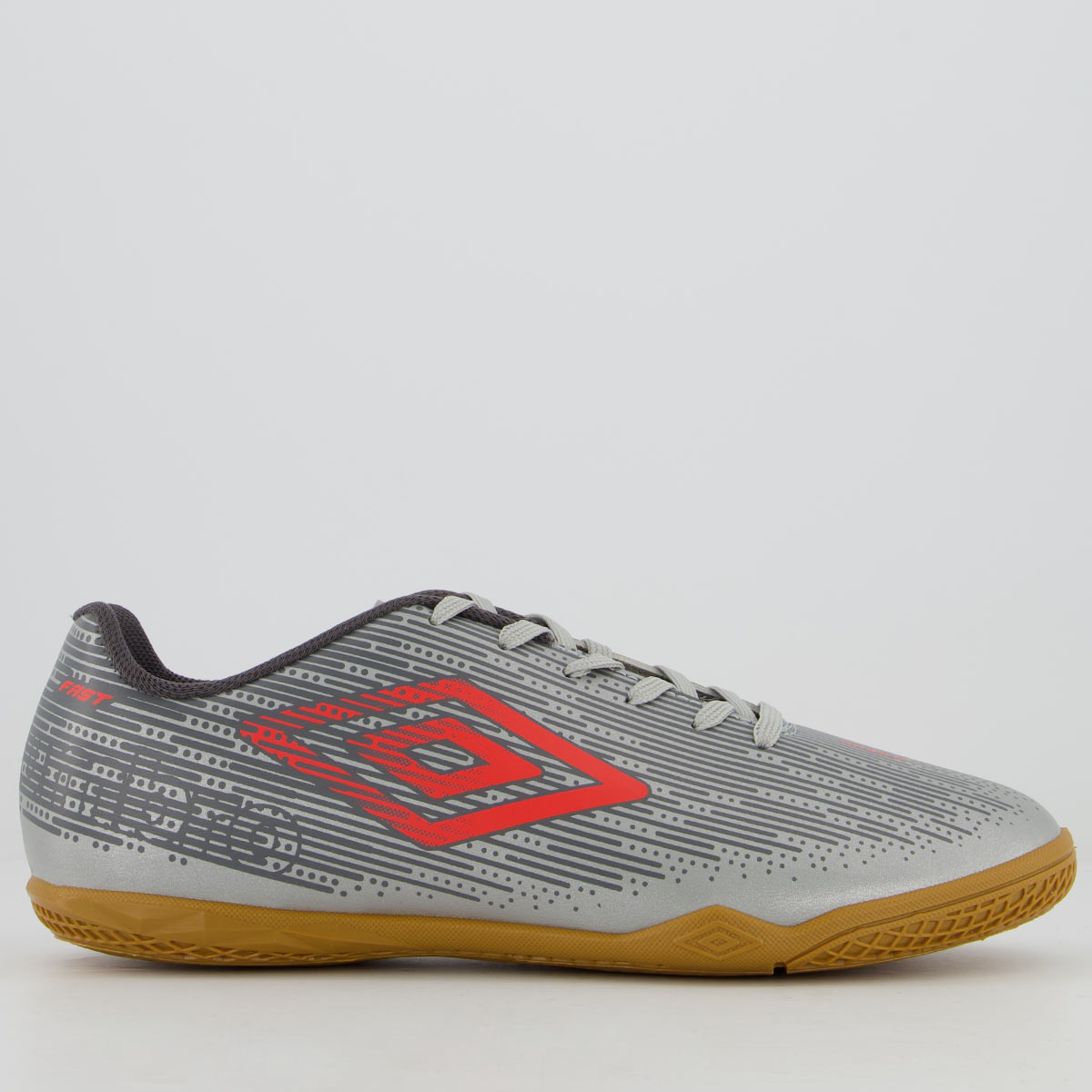 Chuteira Umbro Fast Futsal Prata