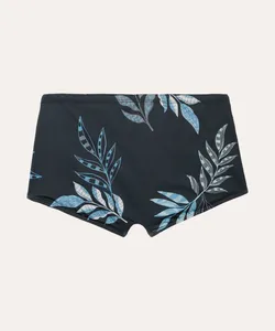 sunga boxer folhagem proteção uv azul P