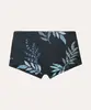 sunga boxer folhagem proteção uv azul G