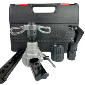 Flangeador Excêntrico Com Catraca E Maleta Friven 3/16" A 3/4" RCT-808 + Cortador + Escariador (MP)