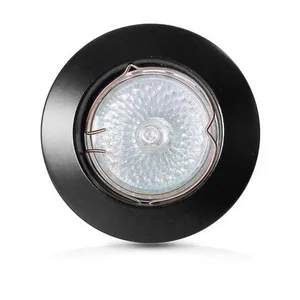 Mini Spot De Embutir Preto Com Led 3W Da Lâmpada Branco Frio 6500K