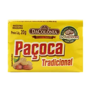 Paçoca Retangular Da Colônia Tradicional 18 g PACOCA RETANGULAR DA COLONIA TRADICIONAL